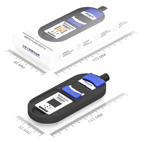 Фиксатор плат Mechanic MagTin X, с BGA-трафаретом, для очистки CPU, A10-A18 pro Превью 6
