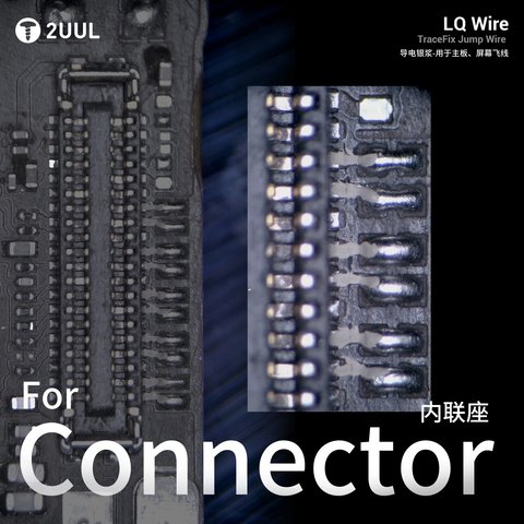 Струмопровідний лак 2UUL SC95, 2 г, silver conductive paint Прев'ю 2