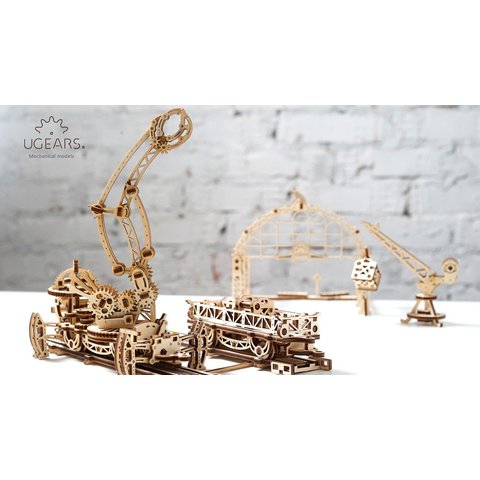 Mechanical 3D Puzzle UGEARS Rail Manipulator Preview 6