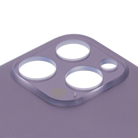 Panel trasero de carcasa puede usarse con iPhone 14 Pro Max, morada, es necesario desmontar la cámara, small hole Vista previa  1