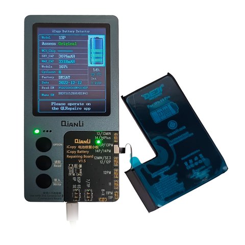 Battery Deji compatible with Apple iPhone 13 Pro, (Li-ion, 3.87 V, 3300 mAh, High Capacity, original IC) Preview 1