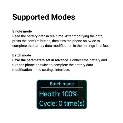 JC ID Q1 Battery Health Quick Repair for iPhone 11 / 12 / 13 / 14 / 15 series Preview 5