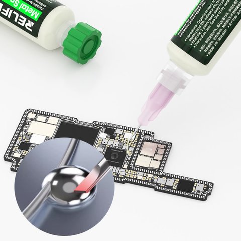 Flux Paste RELIFE F-22A, (for welding stainless steel, for soldering copper and steel, for nickel soldering, high-level, 10 ml) Preview 3