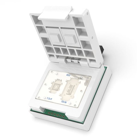 2025 Upgraded Version 2 in 1 eMMC / eMCP Socket (169-FBGA,153-FBGA,162-FBGA,186-FBGA) Test Socket Adapter for UFI-Box Preview 1