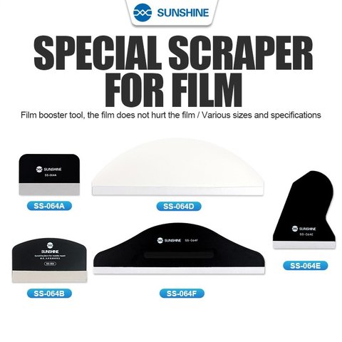 Spudger Sunshine SS-064B, (for film gluing, 93 mm, plastic, black) Preview 1