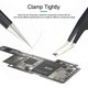 Mounting Tweezers RELIFE ESD-15, (curved, antistatic, 120 mm, black) Preview 3
