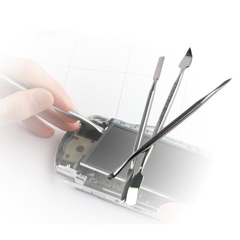 Juego de espátulas metálicas para desarmar teléfonos 3 en 1 Jakemy JM-OP07 Vista previa  2