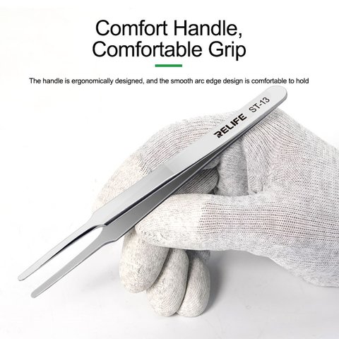 Pinzas para smd RELIFE ST-13, recta, 120 mm Vista previa  2