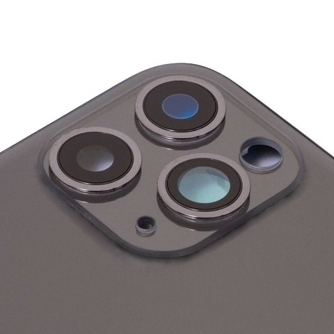 Корпус для iPhone 11 Pro, сірий, з тримачем SIM-карти, з боковими кнопками, matte space gray Прев'ю 1