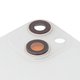 Задня панель корпуса для iPhone 13 mini, біла, із склом камери, small hole, starlight Прев'ю 1