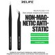 Пинцет монтажный RELIFE ESD-11, прямой, антистатический, 140 мм, черный Превью 1