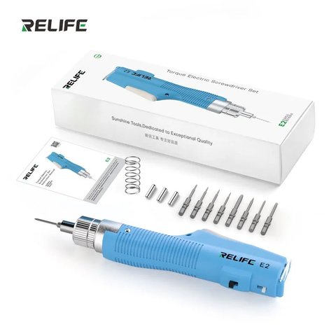 Бездротова електрична викрутка RELIFE E2, з регулюванням обертів, Li-ion 1000mAh, 350/600/850 RPM Прев'ю 8