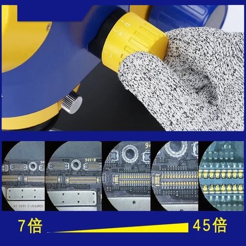 Микроскоп Mechanic MC75T-B11, тринокулярный, 7X-45X Превью 1