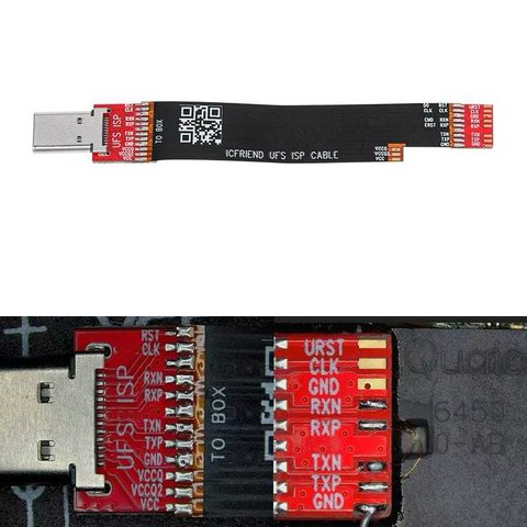 Адаптер ICFriend Easy UFS ISP (темний шлейф) Прев'ю 1