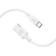 USB кабель Borofone BX113, USB тип-C, USB тип-A, 100 см, 3 A, білий, #6941991115448 Прев'ю 1