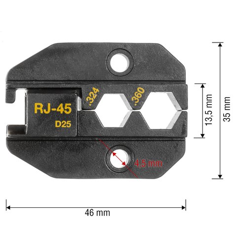 Матриця для кримпера Pro'sKit 1PK-3003D25 Прев'ю 1