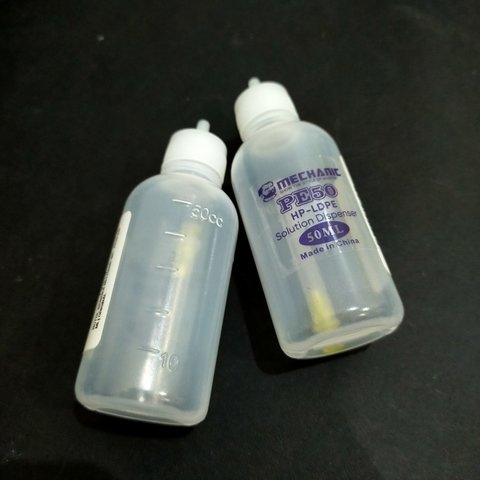 Емність для рідини з дозатором Mechanic MC-PE50, 50 мл, для спирту, антистатична Прев'ю 1