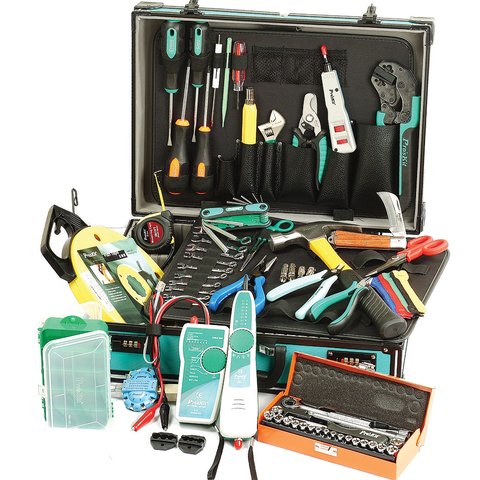Набір інструментів Pro'sKit  PK-4021M для телекомунікаційних мереж Прев'ю 1