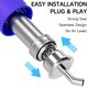 Насадка термофена Mechanic 861 Original, вигнута, 6in1, 4mm/5mm/6mm/8mm/10mm/12mm Прев'ю 3
